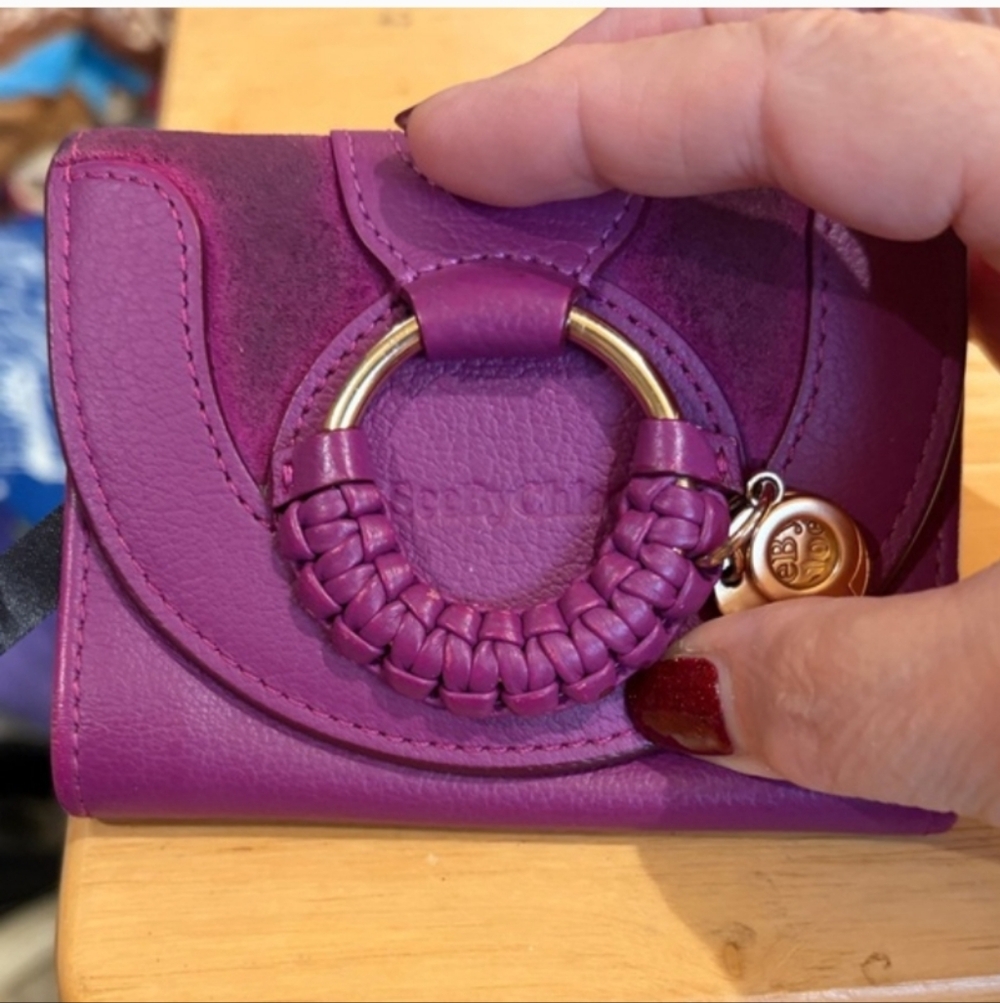 Purple See By Chloe Wallet EUC